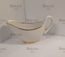 Соусник с золочением, фарфор, Дулевский фарфоровый завод (Дулёво) (СССР, 1960-е гг.) - Biblion.shop 