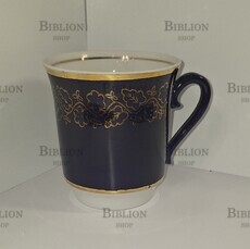 Кружка СССР,  Довбышевский фарфоровый завод (СССР,1970-е гг ,кобальт, золочение) - Biblion.shop 