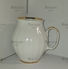 Молочник/сливочник из чайного сервиза "Белый лебедь"(Дулево,1970-е г) - Biblion.shop 