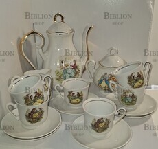 Сервиз кофейный  "Мадонна " (Югославия, 1970-е г.) - Biblion.shop 