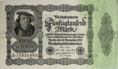 Германия  банкнота 50000 марок 1922 год - Biblion.shop 