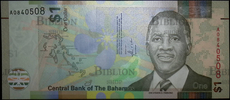 Банкнота 1 доллар ,Багамские острова (2017 г) - Biblion.shop 