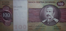Банкнота 100 крузейро,  Бразилия (1981 г. ) - Biblion.shop 