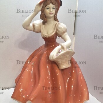 Статуэтка COALPORT винтажная " Флора" (Англия, фарфор,11980-е г.) - Biblion.shop 