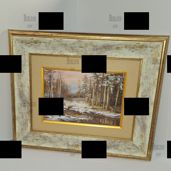 Гравюра на меди "Пейзаж" - Biblion.shop 