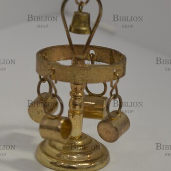  Миниатюрная металлическая стойка для кружек. Винтаж. Англия - Biblion.shop 