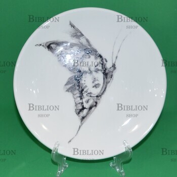 Тарелка , авторский фарфор  (Автор Никитин Владислав,ручная роспись фарфора) - Biblion.shop 