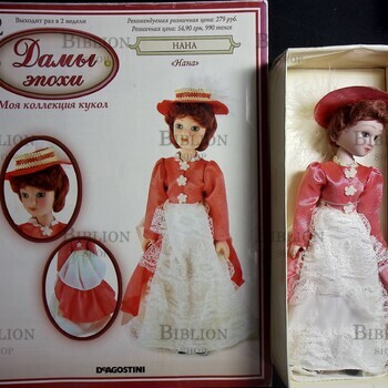 Журнал №22  Дамы эпохи  "Нана"  2012 г +кукла - Biblion.shop 
